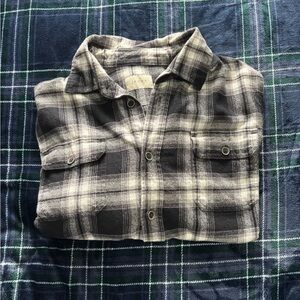 Jachs Men's Flannel Shirt Size M Plaid Long Sleeves Button-up